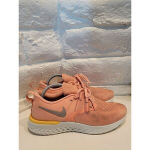 Nike Womens Odyssey React 2 FK AH1016-602 Orange Casual Shoes Sneakers SZ 7